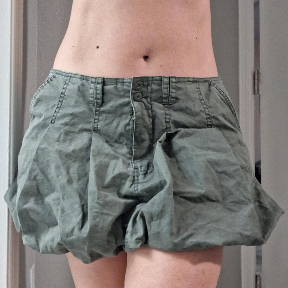 Army Green Utility Mini Skirt Size 13